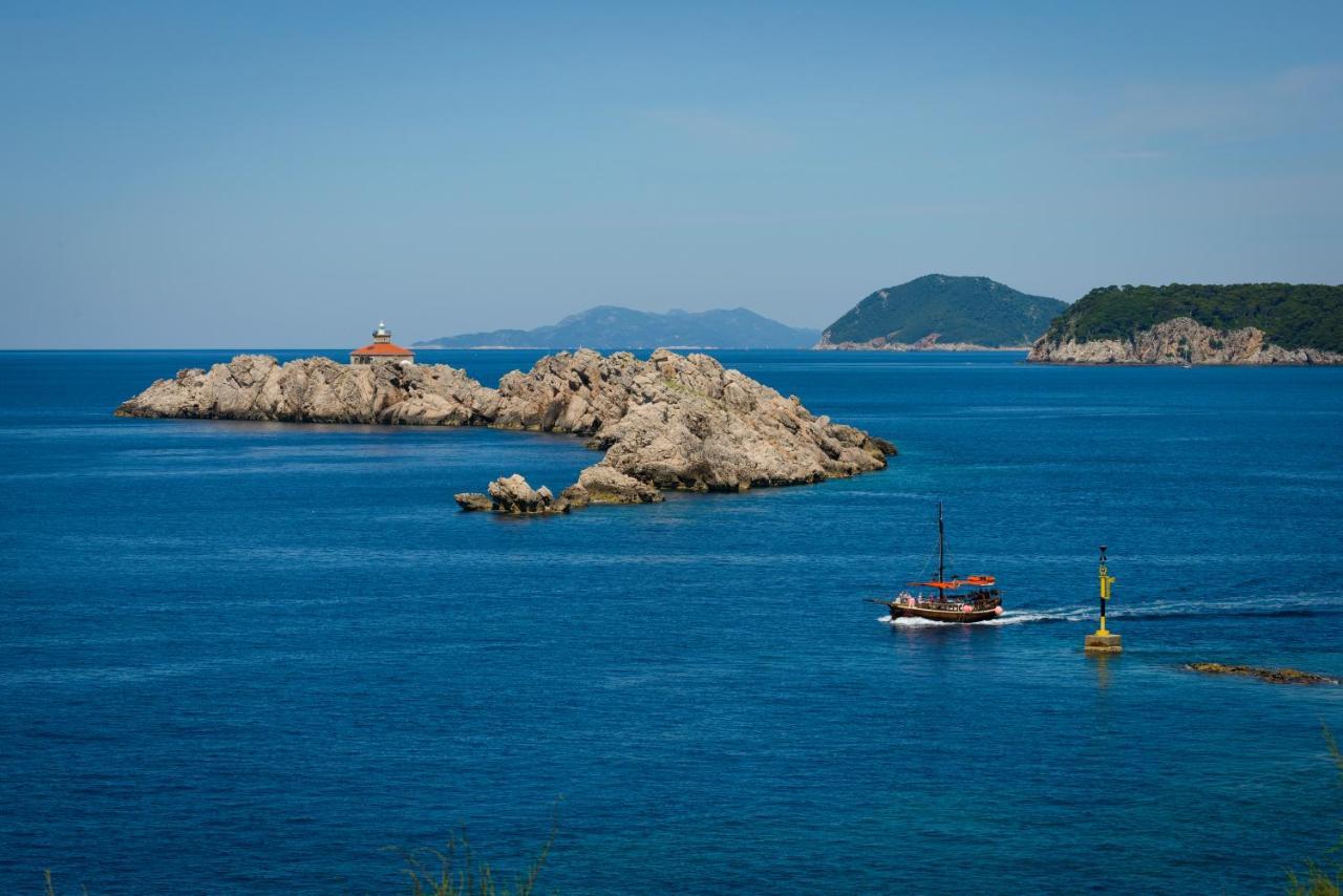 Beach Lapad Apartment Villa Tolja Dubrovnik Bagian luar foto